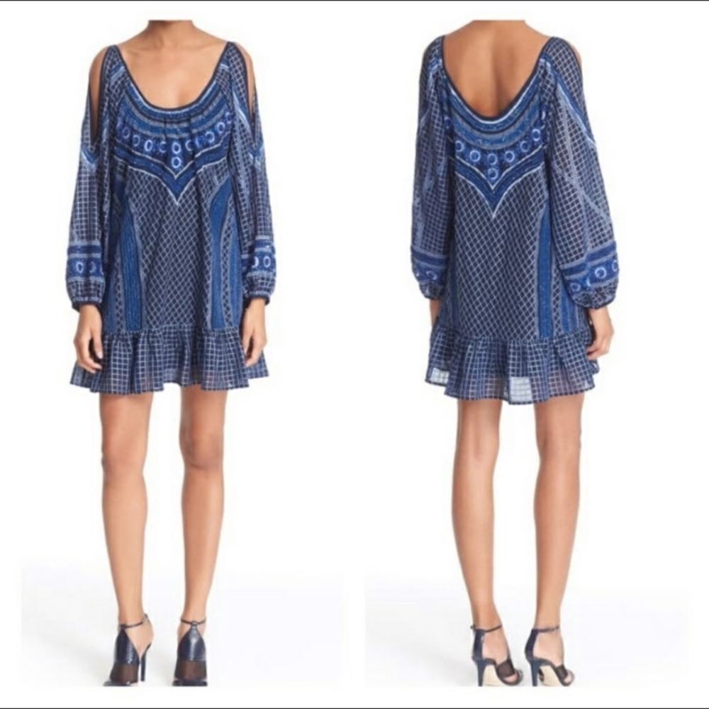 Parker sequinned embroidered dress, M